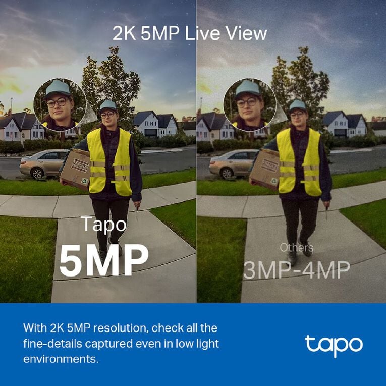 TP-Link Tapo Smart Video Doorbell Wireless, , hi-res
