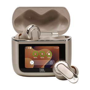 JBL Tour Pro 3 True Wireless Noise Cancelling Earbuds with Smart Charging Case - Latte