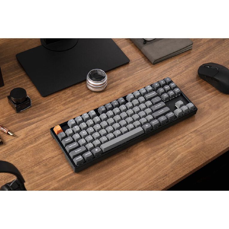 Keychron K8 Max QMK Wireless Mechanical Keyboard, Fully Assembled (Hot-Swappable), RGB Backlight - Red Super Switch, , hi-res