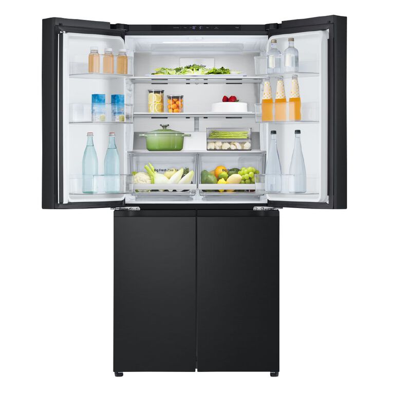 LG 530L Slim French Door Fridge Freezer - Matte Black Finish, , hi-res