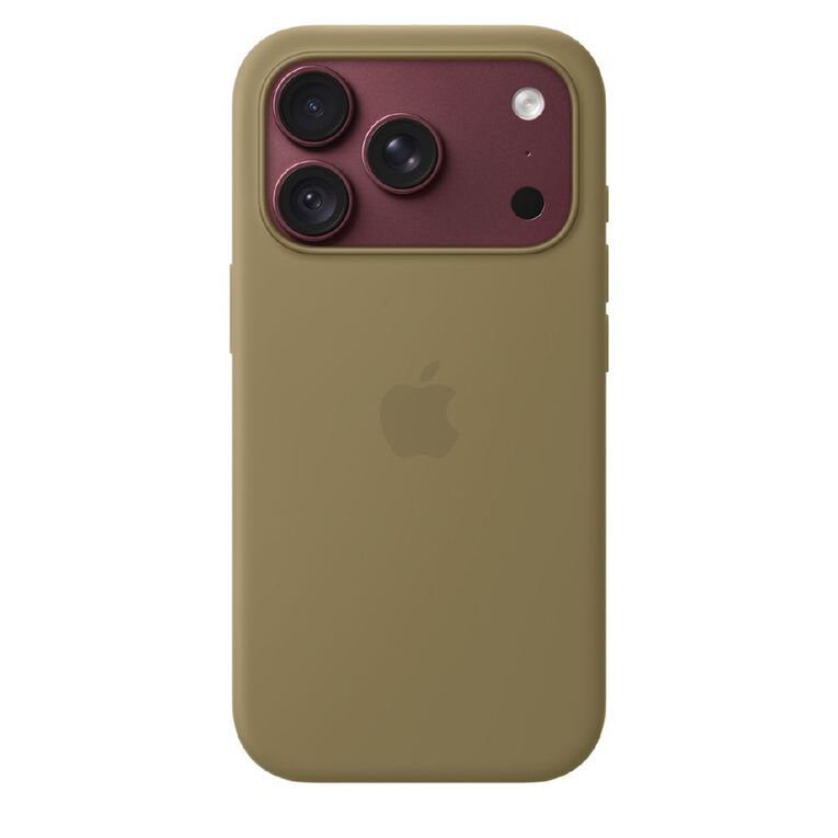 Apple iPhone&nbsp;18&nbsp;Pro Silicone Case with MagSafe - Olive, , hi-res