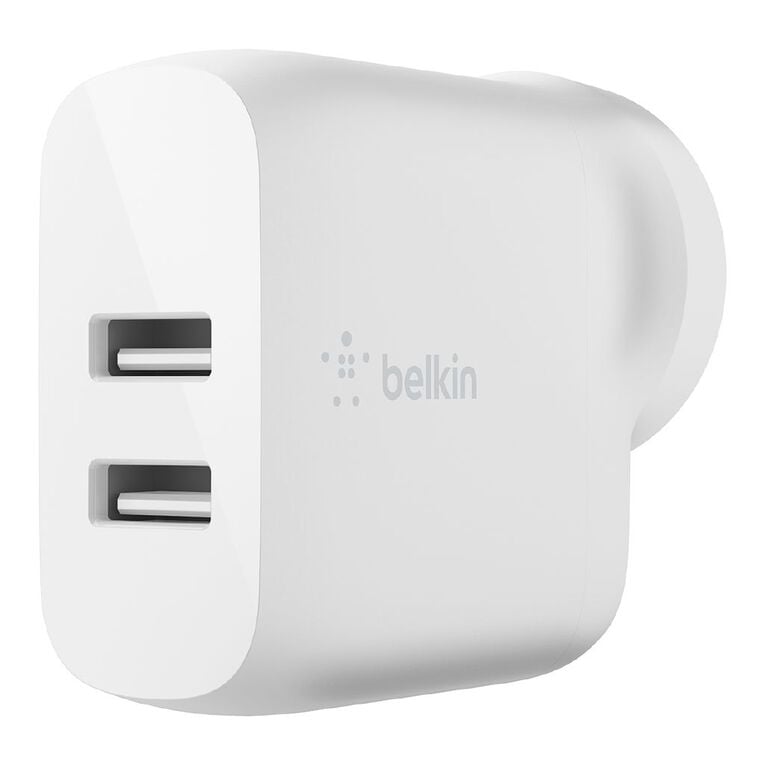 Belkin Dual USB-A Wall Charger 24W, , hi-res
