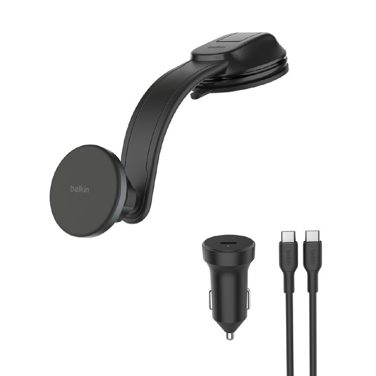 Belkin BoostCharge Qi2 Magnetic Wireless Charging Car Dash Mount, , hi-res