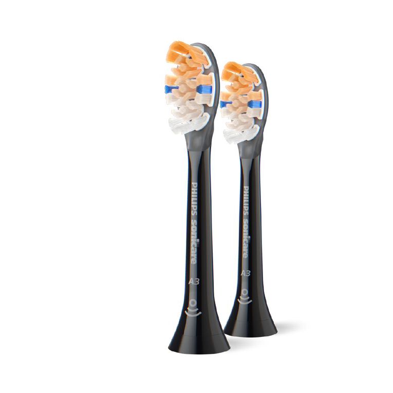 Philips Sonicare A3 Premium All-in-one Brush head 2 Pack - Black, , hi-res