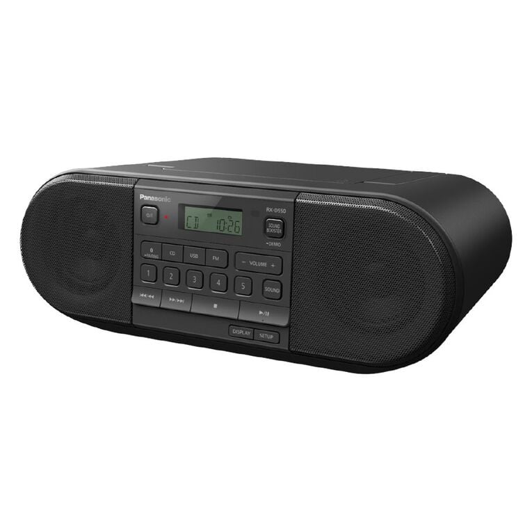 Panasonic RX-D550 Portable CD Radio with Bluetooth and USB, , hi-res