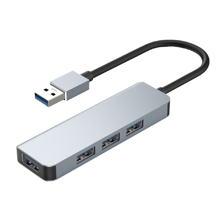 Laser USB-A to 4 Port USB-A Hub, , hi-res