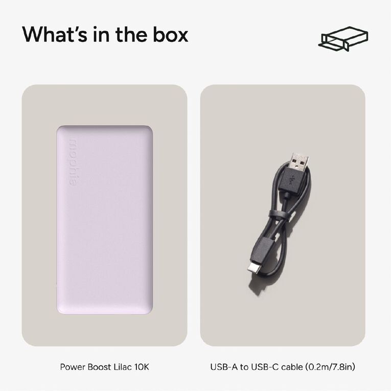 Mophie Power Boost 10K PD Powerbank - Lilac, , hi-res