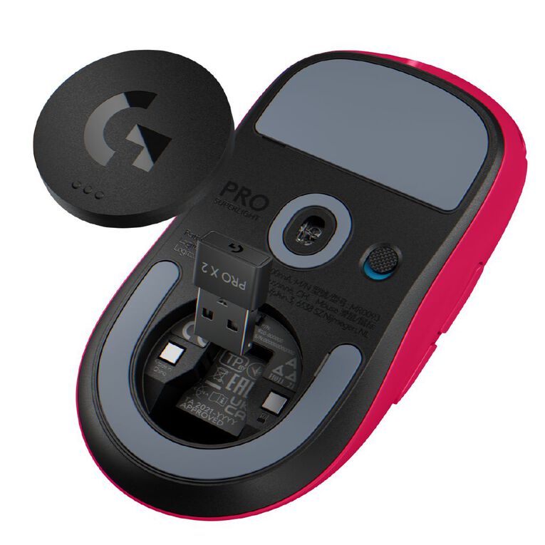 Logitech G PRO X Superlight 2 LIGHTSPEED Wireless Gaming Mouse - Magenta, , hi-res