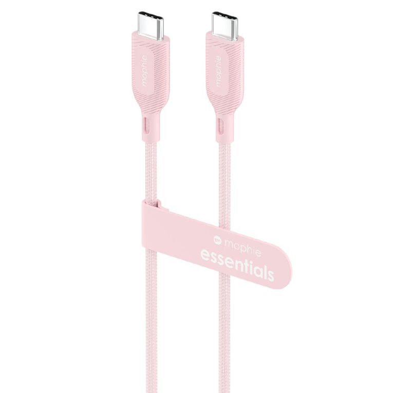 Mophie Essential 30W USB-C Charger Bundle - Pink, , hi-res