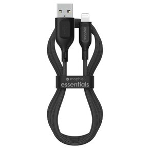 Mophie Essential USB-A-Lightning Cable Braided 1M - Black