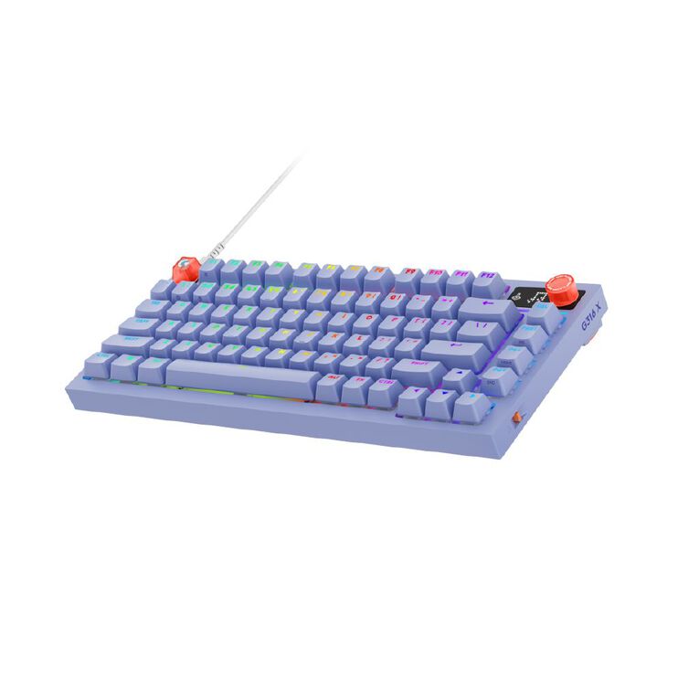 Logitech G316 X 75 Wired Gaming Keyboard - Lilac, , hi-res