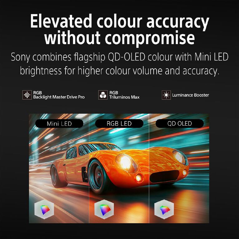 Sony 55" BRAVIA 7 II 4K True-RGB Google TV, , hi-res