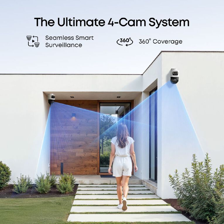 Eufy NVR Security System S4 Max - 4 x PTZ Cameras, , hi-res