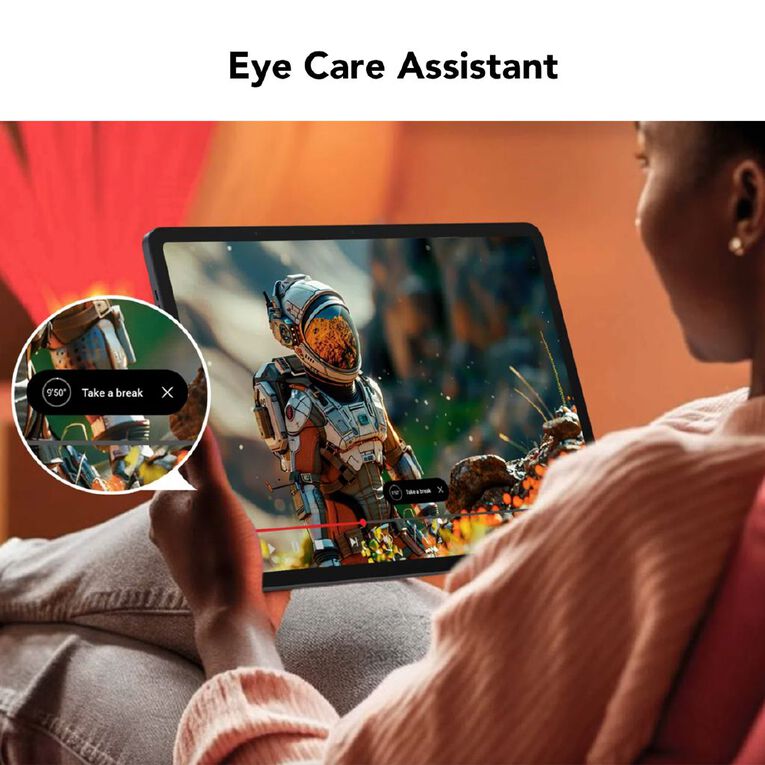 TCL NXTPAPER 14 -14in 2.4k Eye-care Matte Display Wi-Fi Android Tablet 8GB/256GB MTK G99 Octa Core - Space Grey with 3 Year Warranty, , hi-res