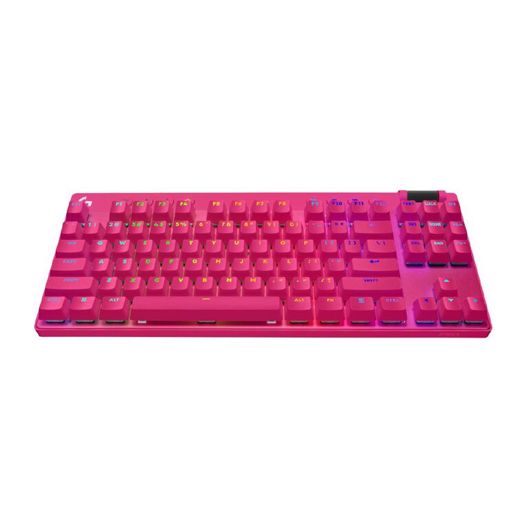 Logitech G PRO X TKL LIGHTSPEED Wireless Gaming Keyboard - Magenta, , hi-res