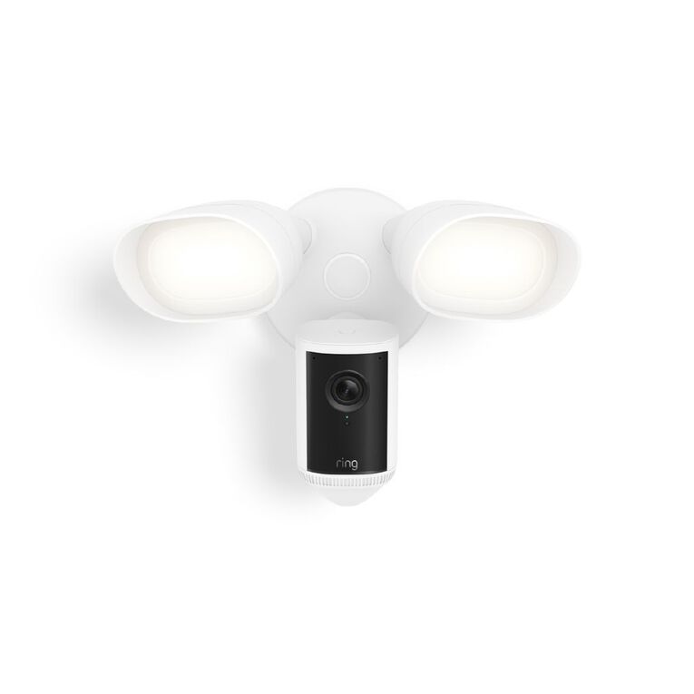 Ring Floodlight Camera Pro (2nd Gen) 4K Security Camera Wired White, , hi-res