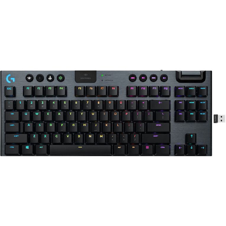 Logitech G915 TKL LIGHTSPEED Wireless Mechanical Gaming Keyboard-Tactile, , hi-res