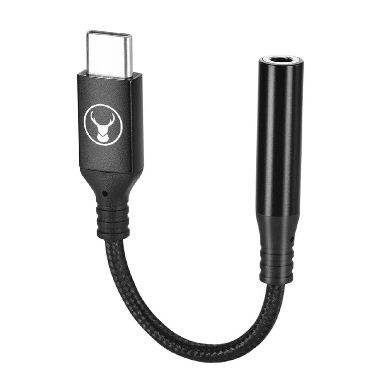 Bonelk USB-C to 3.5mm Long-Life Adapter - Black, , hi-res