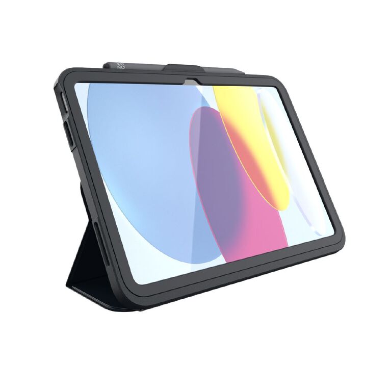 Zagg Rugged Messenger Case for iPad A16 (2025), iPad 10th Gen (10.9" 2022) - Charcoal, , hi-res