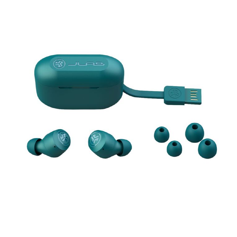 JLab Go Pop+ True Wireless Earbuds - Teal, , hi-res