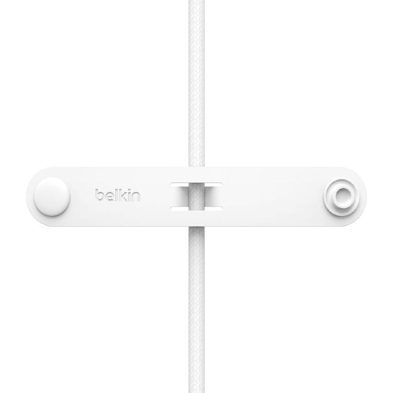 Belkin BoostCharge Pro 2-in-1 Braided USB-C and Lightning Cable 1.5m - White, , hi-res