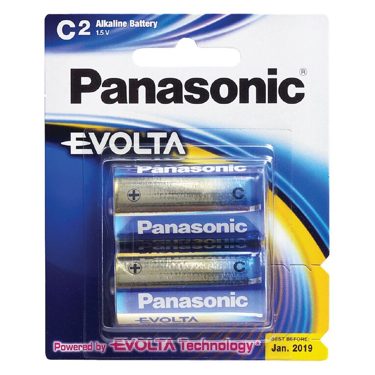 Panasonic Evolta C Size Batteries 2 Pack, , hi-res