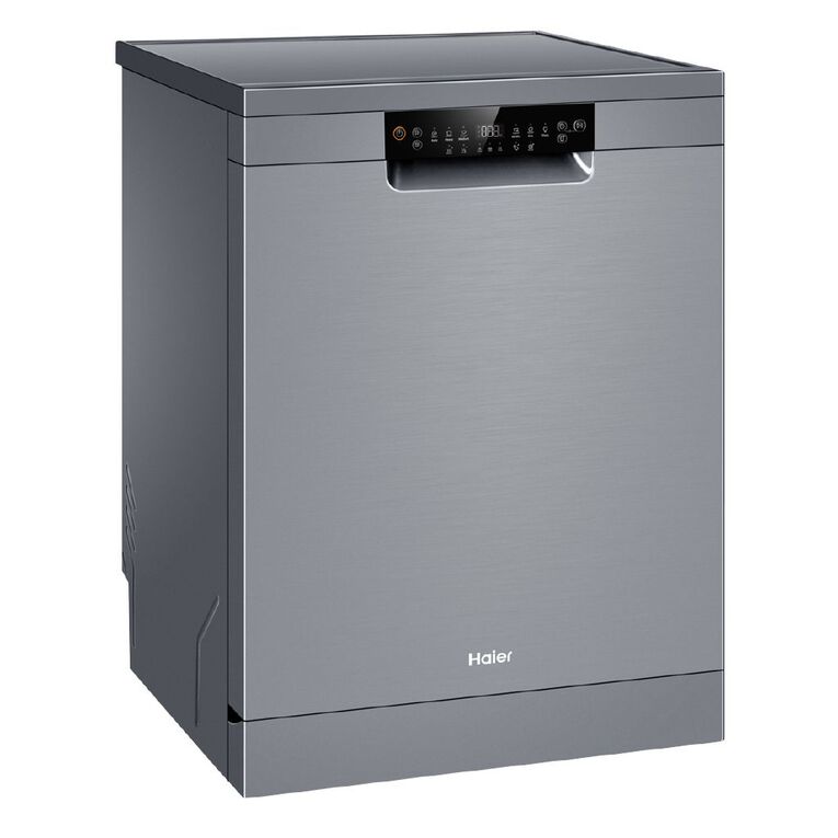 Haier Freestanding Dishwasher Steam Satina Noel Leeming