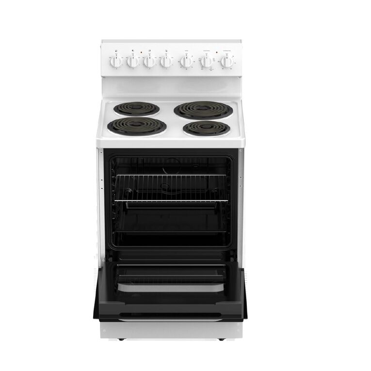 Haier 60cm Freestanding Oven with Coil Cooktop, , hi-res