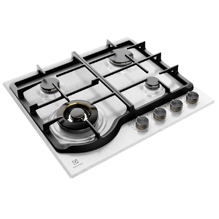 Electrolux 60cm 4 Burner Gas Cooktop - Stainless Steel, , hi-res