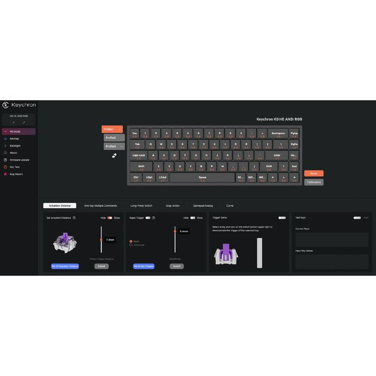 Keychron K6 HE Wireless Magnetic Switch Special Edition Keyboard - Black, , hi-res