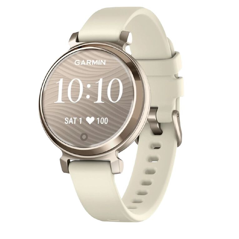 Garmin Lily 2 Cream Gold/Coconut Silicone Band, , hi-res