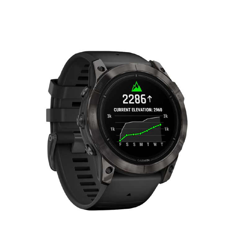 Garmin epix Pro (Gen 2) - Sapphire Edition, 51 mm, Carbon Gray DLC Titanium with Black Band, , hi-res