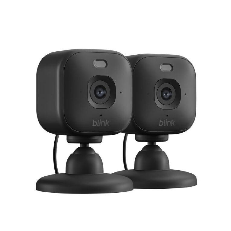 Blink Mini 2K+ Security Camera - Black - 2 Pack, , hi-res