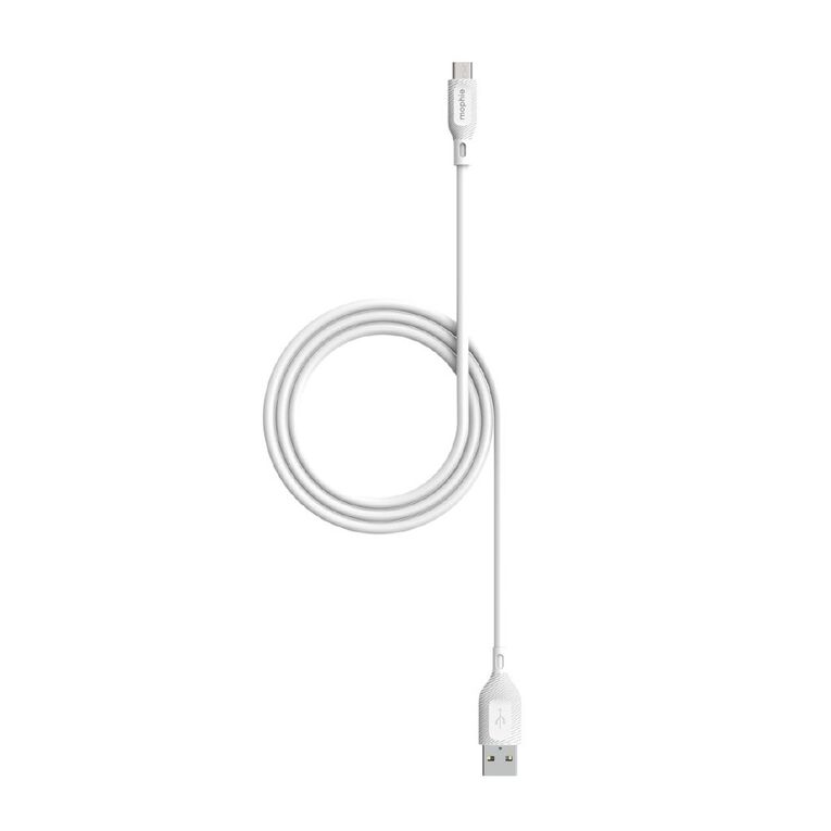 Mophie Essential USB-A to Micro USB Cable 1m - White, , hi-res