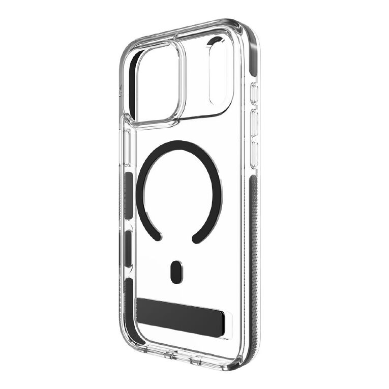 Zagg Santa Cruz Snap Kickstand Case for iPhone 18 Pro Max / 17 Pro Max - Clear/Black, , hi-res