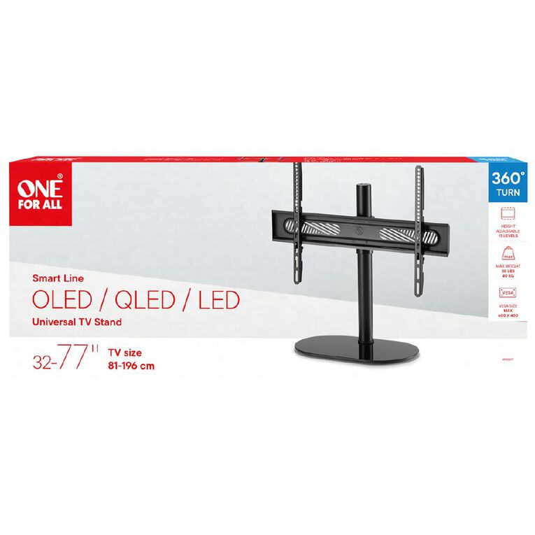 One for All Universal Table Top TV Stand for 32"-77" TVs, , hi-res