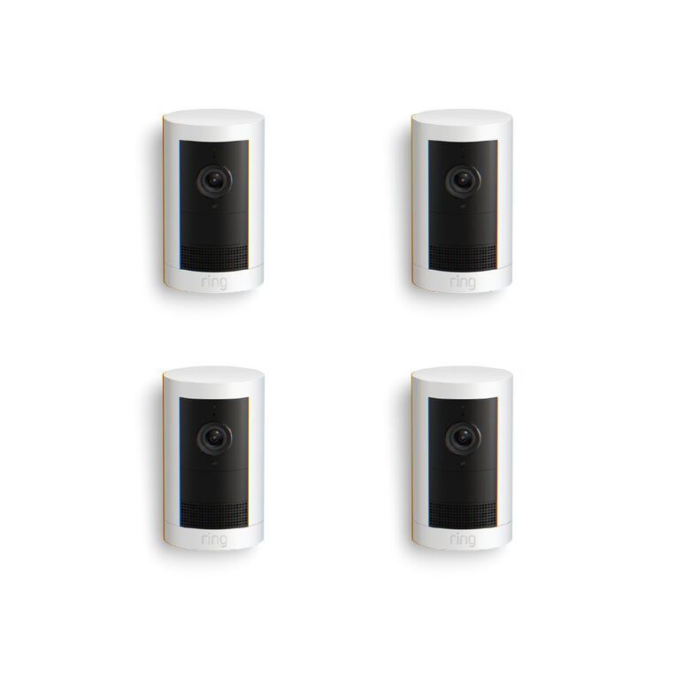 Ring Outdoor Camera Plus 2K Battery White - 4 Pack, , hi-res
