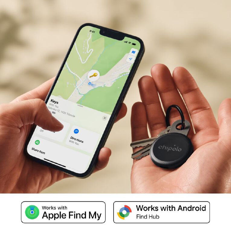 Chipolo LOOP Tracker - Charcoal, , hi-res