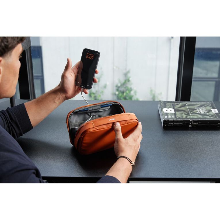 Orbitkey 2-in-1 Tech Pouch - Terracotta, , hi-res