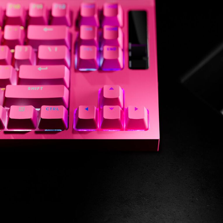 Logitech PRO X2 RAPID 8K Wired TKL Analog Gaming Keyboard - Magenta, , hi-res