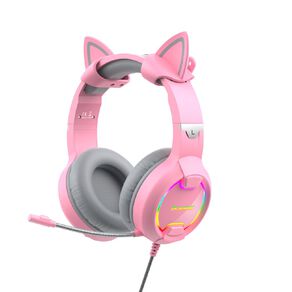 Playmax Taboo Cat Gaming Headset - Pink