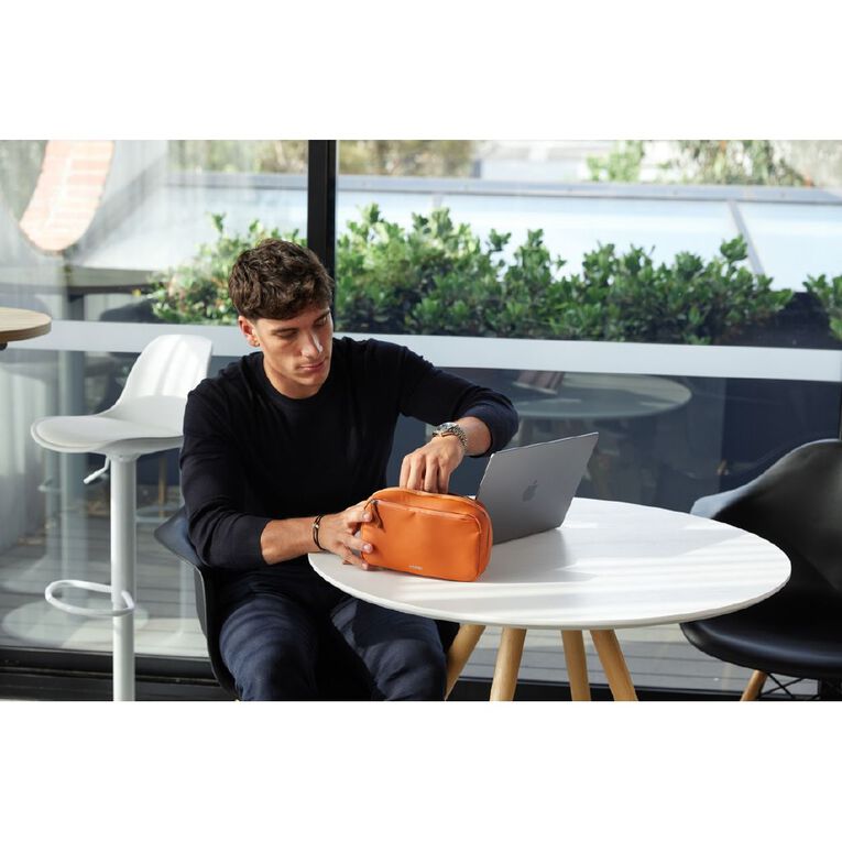 Orbitkey 2-in-1 Tech Pouch - Terracotta, , hi-res