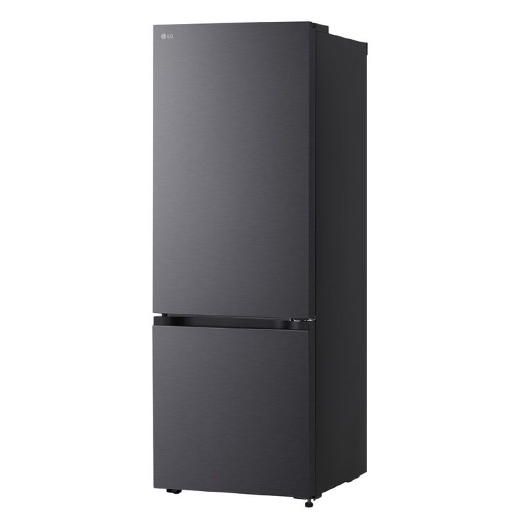 LG 335L Bottom Mount Fridge Freezer - Matte Black Finish, , hi-res