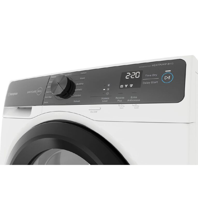 Westinghouse 8kg EasyCare 500 series Heat Pump Dryer, , hi-res