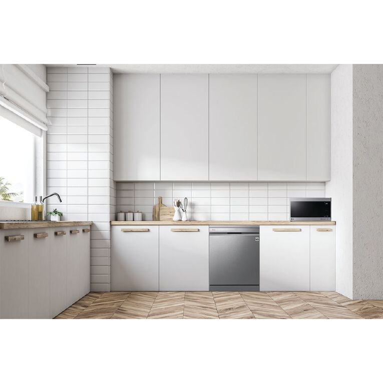 LG 60cm 15-Place Setting QuadWash Dishwasher - Noble Steel, , hi-res