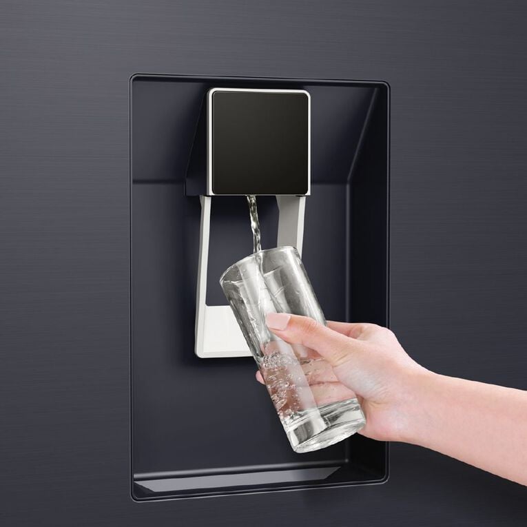 Haier 431L 500 Series Bottom Mount Refrigerator Non-plumbed Water - Black, , hi-res
