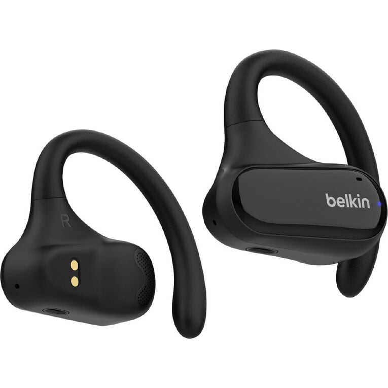 Belkin SoundForm ClearFit Open Ear True Wireless Headphones - Black, , hi-res