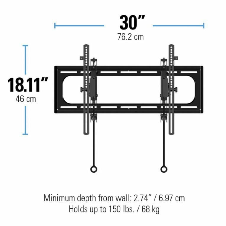 Sanus Tilting Wall Mount for 46"-90" Flat Panel TVs, , hi-res