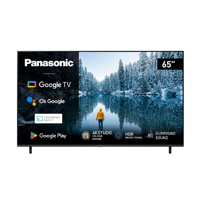 Panasonic 65 inch 4K LED TV with Google TV and Chromecast, , hi-res