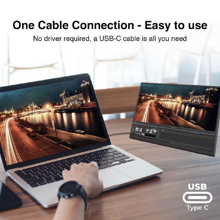 Laser 14" USB-C Full HD Portable Monitor, , hi-res